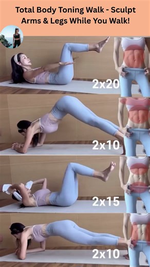 Total Body Toning Walk Sculpt Arms & Legs While You Walk!