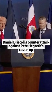 Daniel Driscoll’s counterattack against Pete Hegseth’s cover-up. #shorts#trump#petehegseth#celebrity