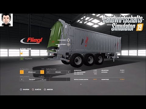 LS19 Modvorstellung Fliegl ASW 288 Landwirtschafts Simulator 2019