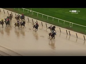 Stuntman reflexes! Irad Ortiz avoids injury in dramatic race...