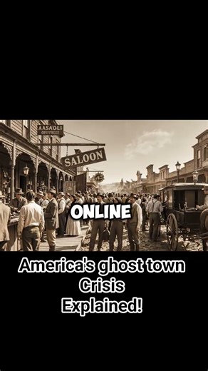 Ghost town crisis explained !!#usatoday #abandoned