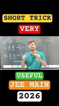 JEE 2026 Game Changer: Shortcuts That Actually Work!