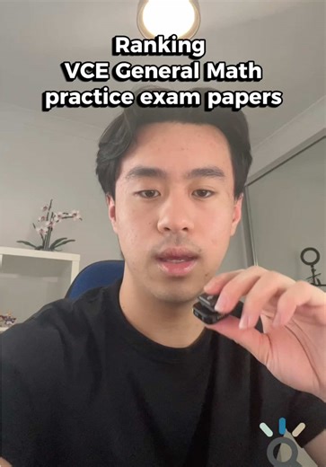 Ranking VCE General Math practice exam papers #vce #exams #generalmath #atar