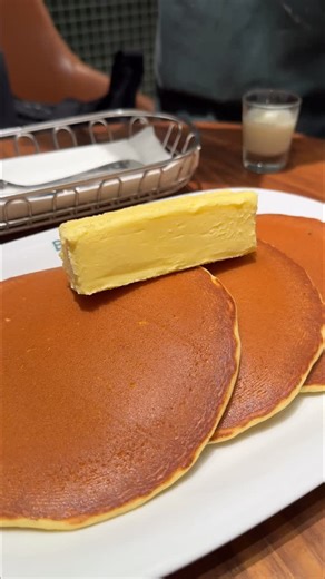 Mehul Hingu on Instagram: "Delicious Pancakes served with Stick of Hokkaido Butter at BUTTER, Chiyoda City, Tokyo"