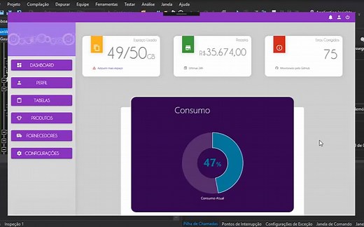 C# WPF UI - Dashboard