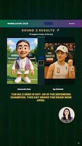 The defending champion is OUT Wimbledon 2026 · 5 Jul #Shorts