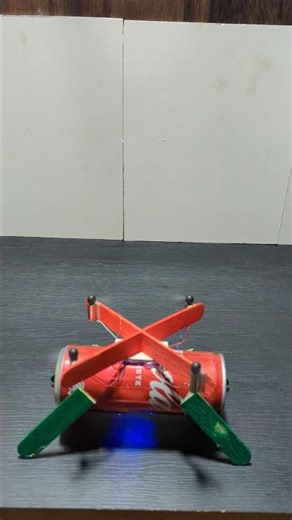 ​DIY Soda Can Drone Flight! 🚀 | Homemade Drone by Drone Skills 786 #Shorts