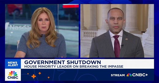 Watch CNBC's full interview with House Minority Leader Hakeem Jeffries