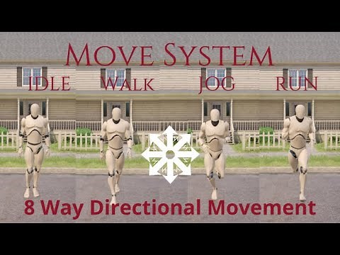 Directional Movement | Character Movement | 8 Way in Unreal engine 4