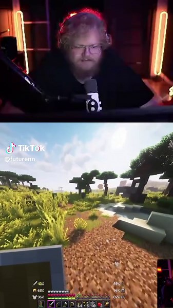 Minecraft Particle Hologram with T2x2 on Twitch