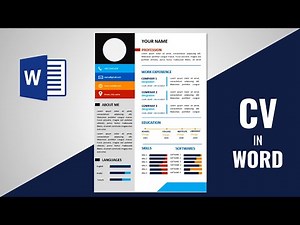 Free Professional CV/Resume template in Microsoft Word | Download free template now
