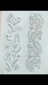 #artgallery #pattern #pencilartwork | Unique embroidery pattern