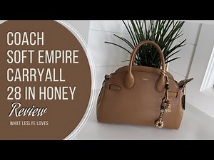 Is the Coach Empire 28 in Honey Worth It? | Size + Color Comparison