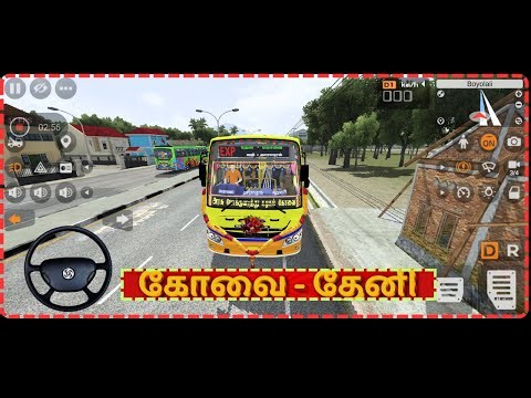 ✅ THENI - COIMBATORE | TNSTC BS6 BUS LIVERY MOD #bussimulatorindonesia