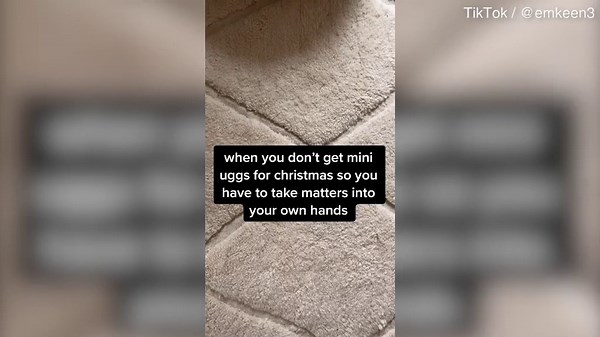 TikToker's eco-conscious hack to transform old Ugg boots into new mini version