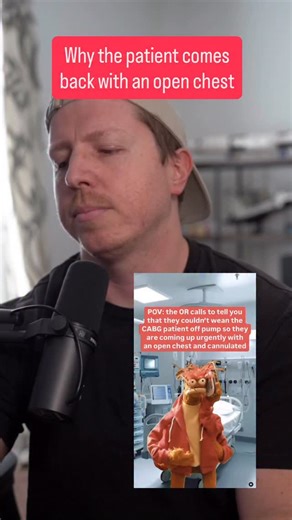 Why a patient might come out of OR with an OPEN CHEST… . Check out the ICU STARTER BUNDLE and the other Nurse Dose Cheat Sheets/Resources in the bio! . Follow for more ICU nursing education! 🎓 . #cvicu #cardiacnurse #criticalcare #nursingschool #icunurse | Nurse Dose Podcast