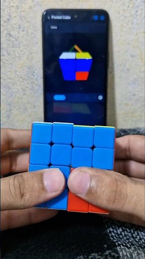 "Solving the Rubik’s Cube Using an App 📱🧊" |#rubikscube