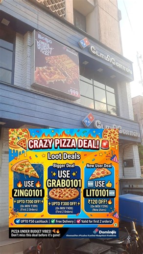 domino's pizza offers today domino's coupon code promo cashback