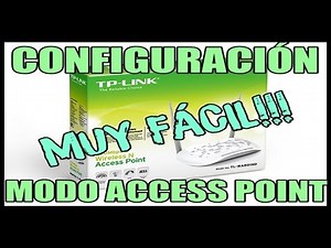 CONFIGURAR TPLINK TL-WA801ND | MODO ACCESS POINT