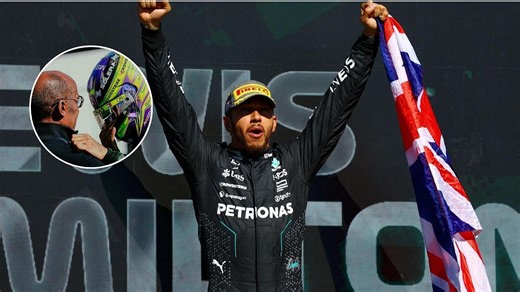 Lewis Hamilton details what he said to his dad during their emotional embrace post-British Grand Prix victory
