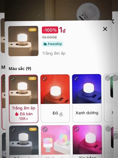 Đèn Led Mini và Đèn Ngủ Hiện Đại