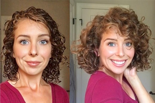 11M views · 43K reactions | Wet-to-dry curl vids always have us like  Tbh, this vid was one of the first and best we saw that showed us the "praying hands" method for curl clumping on wavy/curly hair. Check out Kelsey @lovelifecurls show us her gorgeous hair transformation using just one product. ☝Turn up the volume, she gives some great styling tips! LUSBRANDS.COM | Love Ur Curls | Facebook