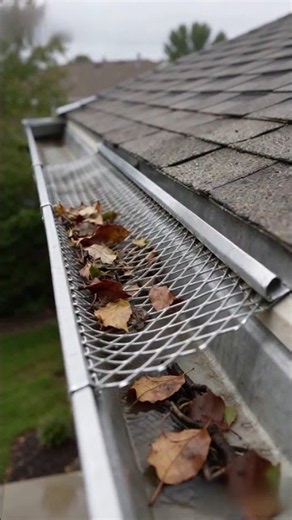 Expanded Metal Gutter Guard | Heavy Duty Leaf Protection for Roof Gutters