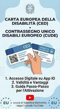 Brevi informazioni su Carta europea della disabilità e Contrassegno disabili digitale e regole ZTL