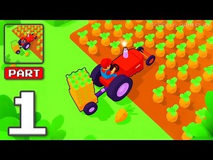 Green Farm: Idle Farming Game - Gameplay Walkthrough Part 1 - Crop Master Land Rush (iOS, Android)