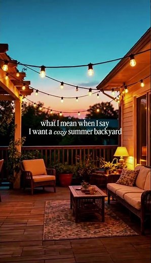 Cozy Summer Backyard Lighting Ideas | String Lights, Deck Lights & Garden Spotlights