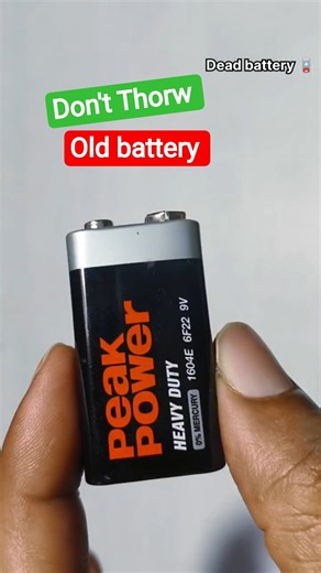 🔥Dead battery to usefull diy gadget //#diy