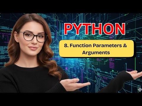 Function Parameters and Arguments in PYTHON | Episode 8 for Beginner | #python #beginners #tech