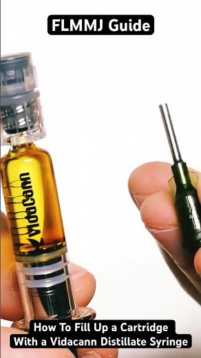 Florida MMJ Guide: How To Use Vidacann Distillate Syringes (Cannabis Oil) 💉 #shorts