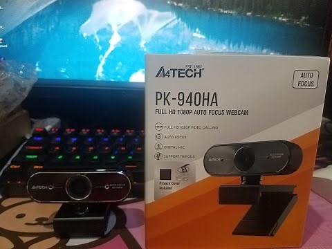 A4Tech PK 940HA Full HD 1080P UNBOXING and Camera Test