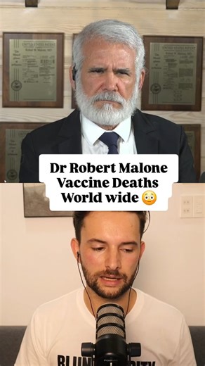 @bluntclarity on Instagram: "Global deaths revealed 😳 Comment 'malone' to see full clip on youtube 🙌 Join our telegram for more - Link in bio HUGE episode dropping soon! Dr. Robert Malone, the inventor of mRNA technology, revolutionized medicine with his groundbreaking work that led to the development of the COVID-19 vaccines. Despite his pivotal contributions, he's faced relentless deplatforming and censorship after speaking out against the efficacy and ethics of these vaccines. A brave voice