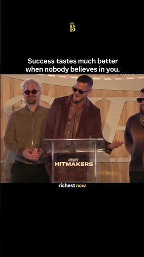 Success tastes much better when nobody believes in you.