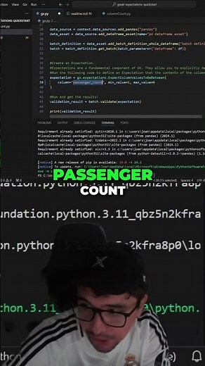 Mastering Data Validation #greatexpectations #dataanalysis #testing #python