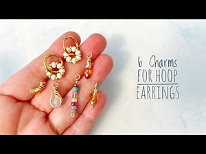 6 Easy & Quick Beaded Earring Charms - Beginner Tutorial