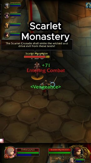 Scarlet Monastery ⛪⛪ (part two) - WoW Classic Hardcore Paladin Leveling