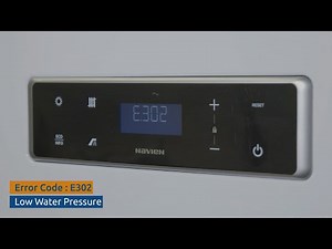 NCB Gas Boiler - Low water pressure error (E302)
