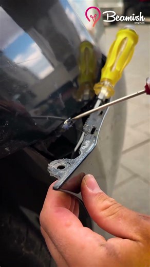 Car bumper fix hack #diy #carbumper #fixing #trick