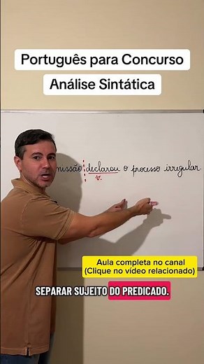 Exercises in Syntactic Analysis #Portuguese #PortugueseTips #Syntax #PublicServiceExam