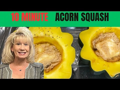 How to Make ACORN SQUASH in Your Microwave : Takes only 10 minutes !