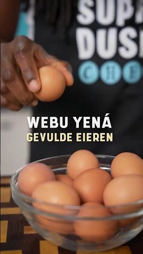 Gevulde eieren / webu yená - #recept #superdushichef #caribbeanfood