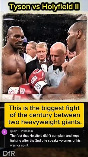 Mike Tyson VS Evander Holyfield 2 #fypシ゚viral #shorts #miketyson #new #boxing