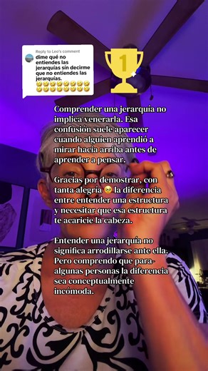 Entender Jerarquía vs. Venerarla