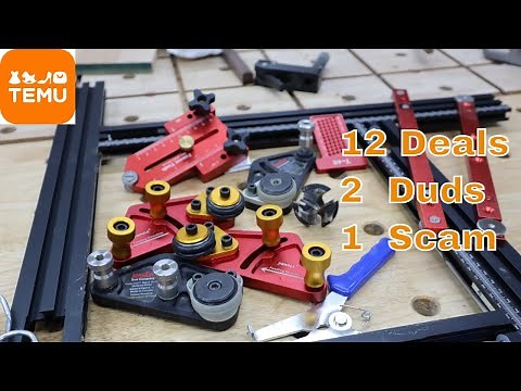 Buying Woodworking Tools From TEMU with Unboxing and review of each Tool