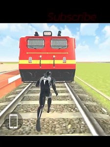 Venom vs train in railway station - mobile GTA - indian theft auto simulator