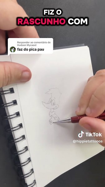 Tatuagem com Caneta Pica Pau: Veja o Resultado Surpreendente