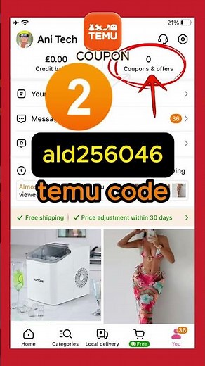 Temu Code Discount Redeem and How to use Temu coupon #temu #temupromo #temucodes